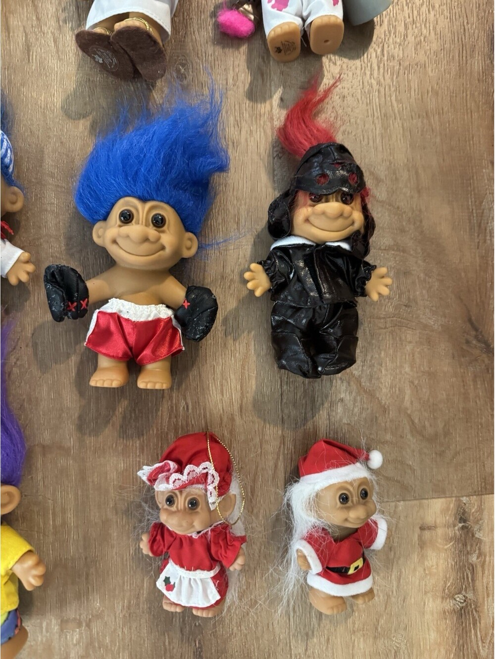 Lot of 20 Vintage RUSS Troll Dolls 1990s Clothed Themed Christmas Santa & More - Picture 7 of 10